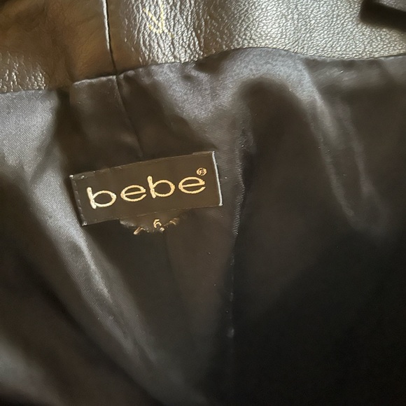 Leather BeBe pants length w/option - Picture 3 of 7